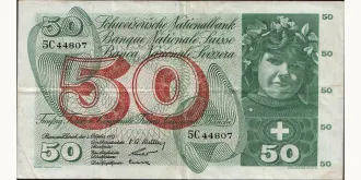 50 franc 1957