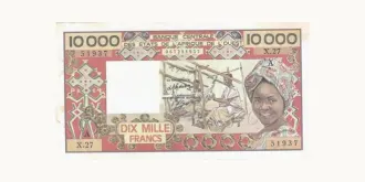 10000 francs 1986