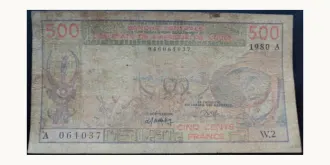 500 francs 1980