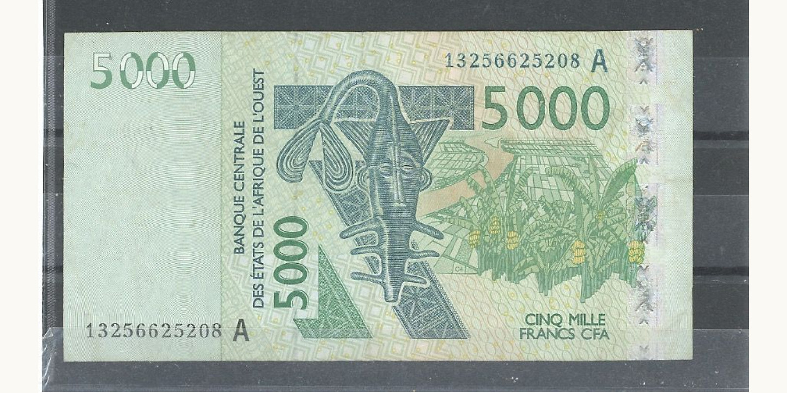 5000 francs Кот-д’Ивуар 2003 — Лицевая сторона