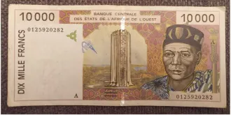 10000 francs 2001