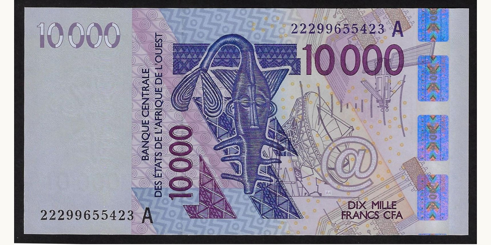 10000 francs 2022