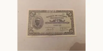 25 francs 1942