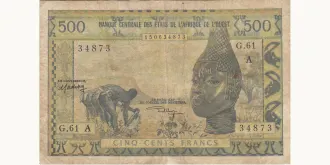 500 francs 1970