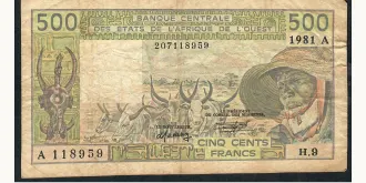 500 francs 1981