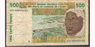 500 francs 1991