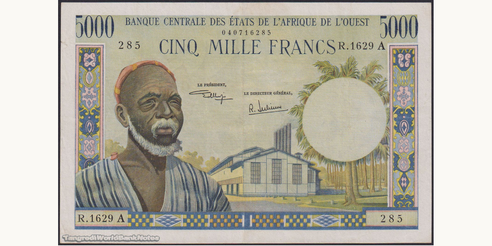 5000 francs 1966