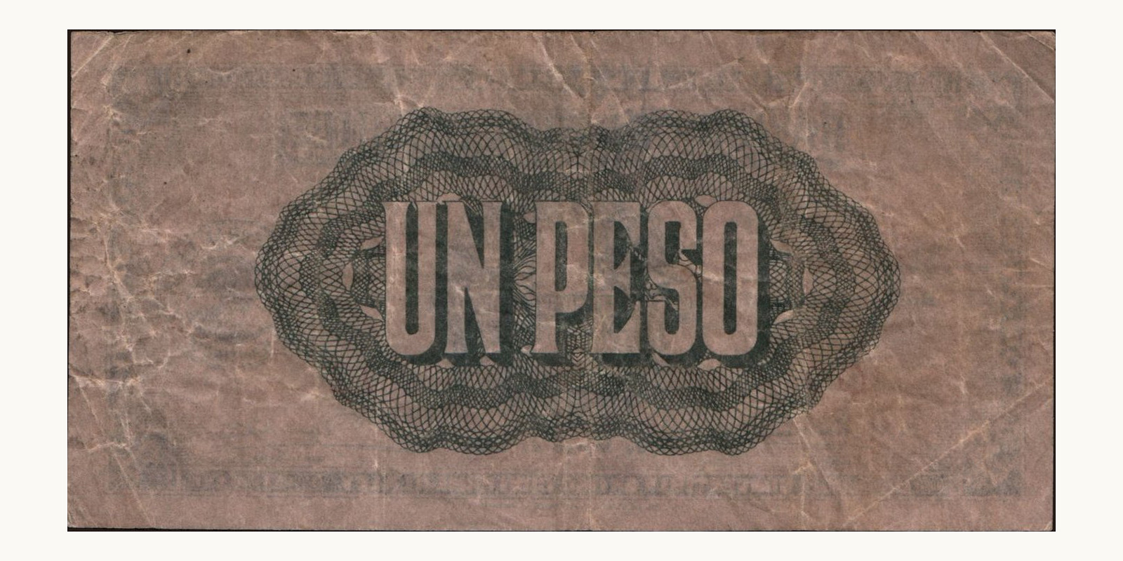 1 pesos Чили 1933 — Оборотная сторона