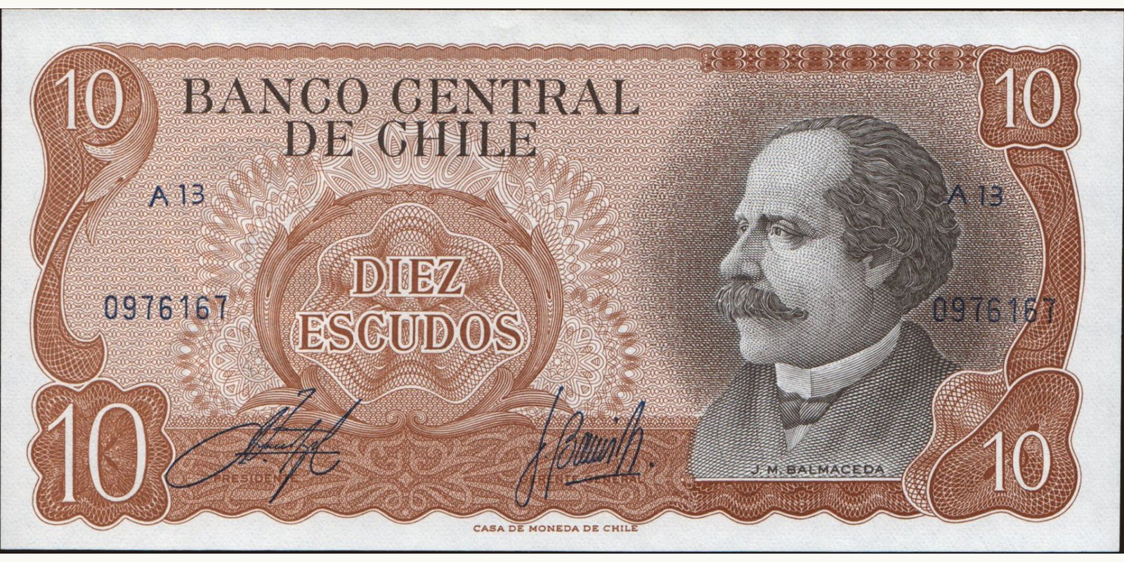 10 escudos 1967