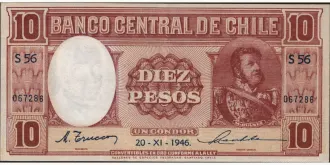 10 pesos 1946