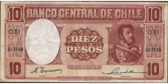 10 pesos 1947