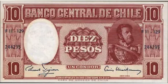 10 pesos 1960