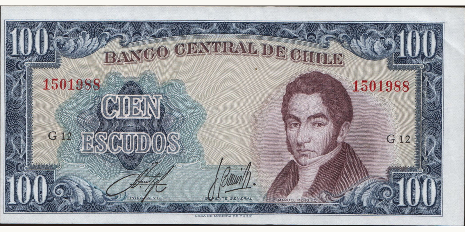 100 escudos 1962