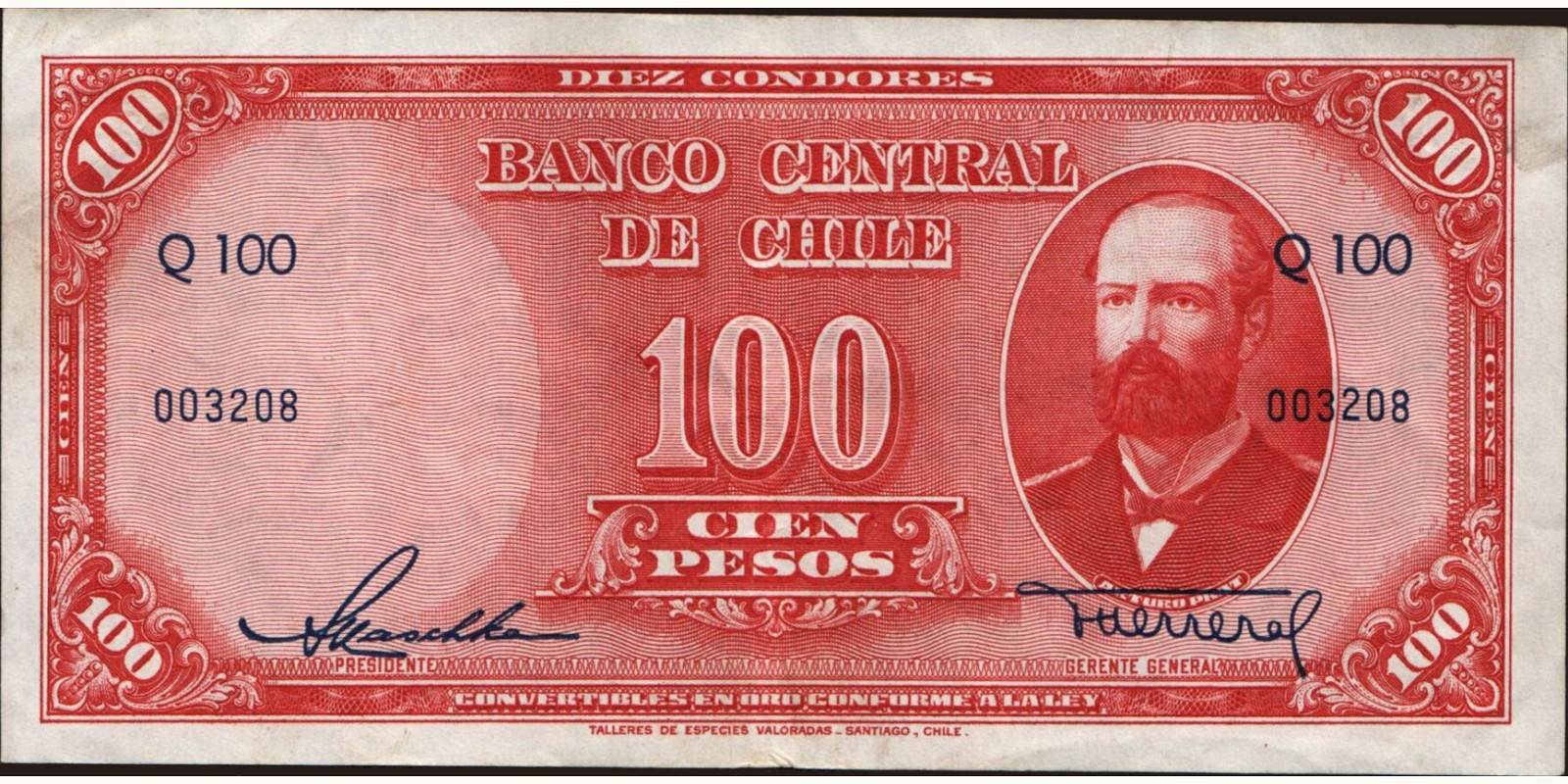 100 pesos 1947