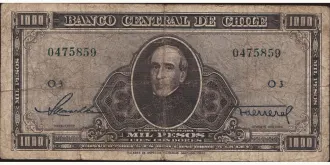 1000 pesos 1947