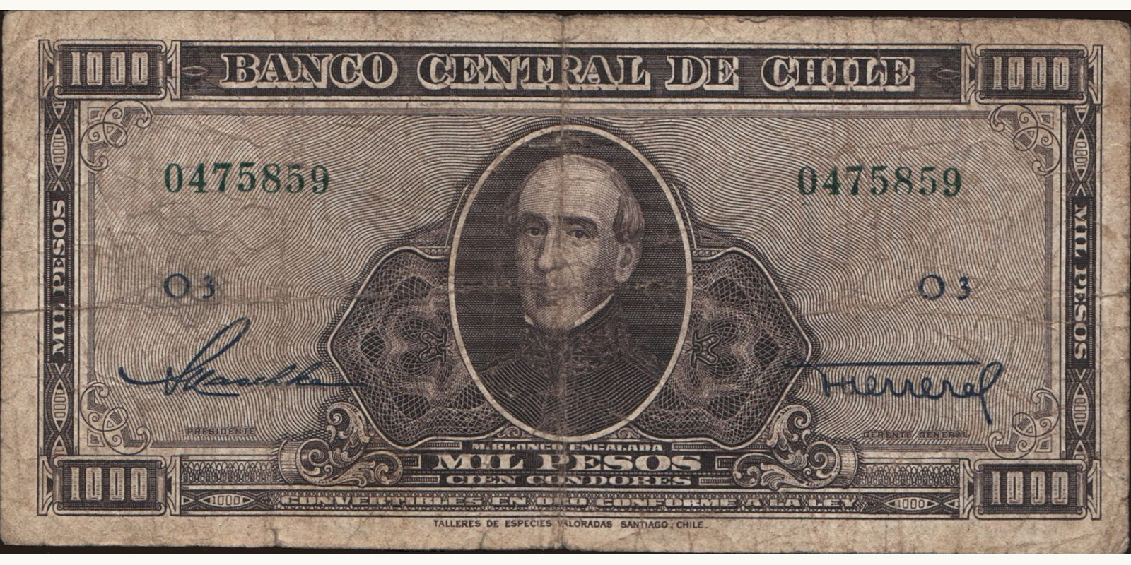 1000 pesos 1947
