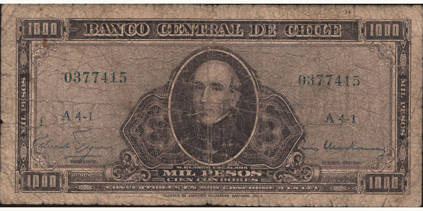 1000 pesos 1960