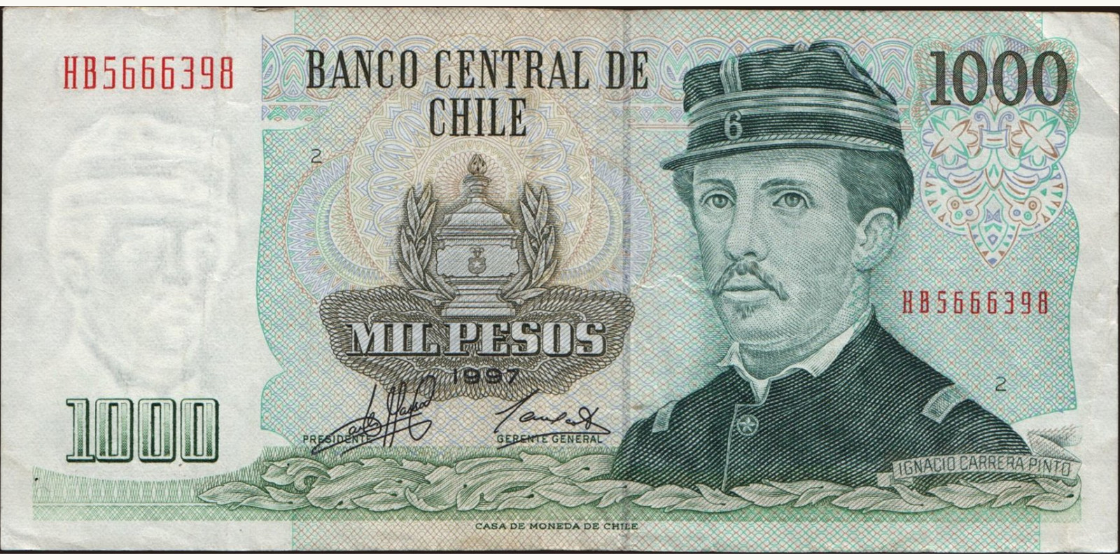 1000 pesos 1997