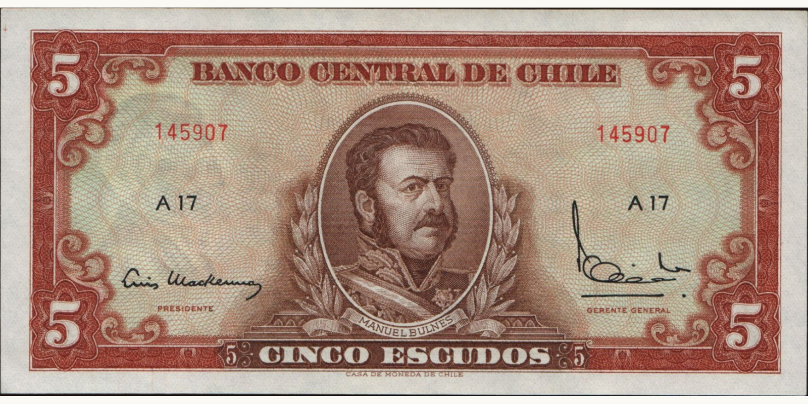 5 escudos 1962