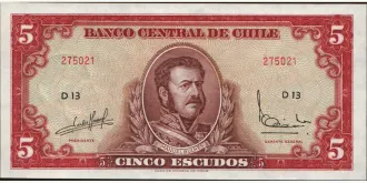 5 escudos 1964
