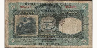 5 pesos 1925