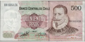 500 pesos 1997