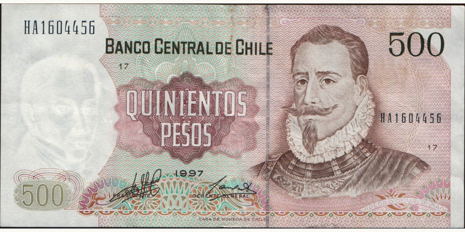 500 pesos 1997