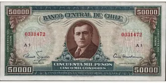 50000 pesos 1960