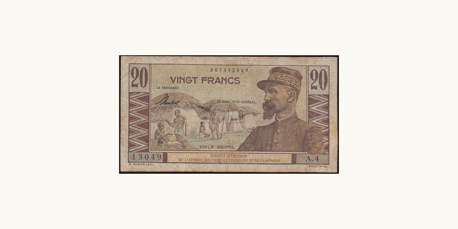 20 franc 1957