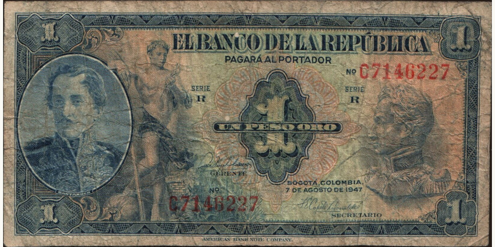 1 pesos 1947