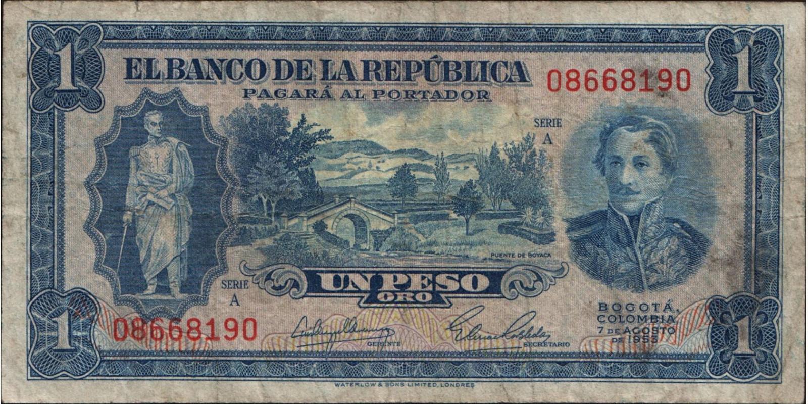 1 pesos 1953