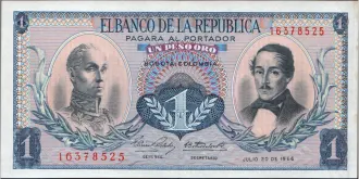 1 pesos 1966