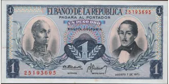 1 pesos 1971