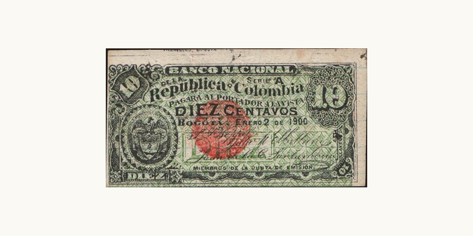 10 centavos 1900
