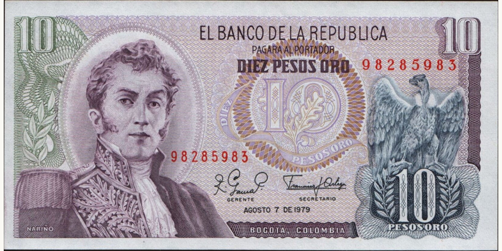 10 pesos 1979