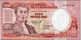 100 pesos 1984