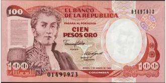 100 pesos 1989