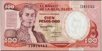 100 pesos 1990