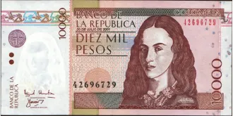 10000 pesos 2001