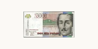2000 pesos 1991