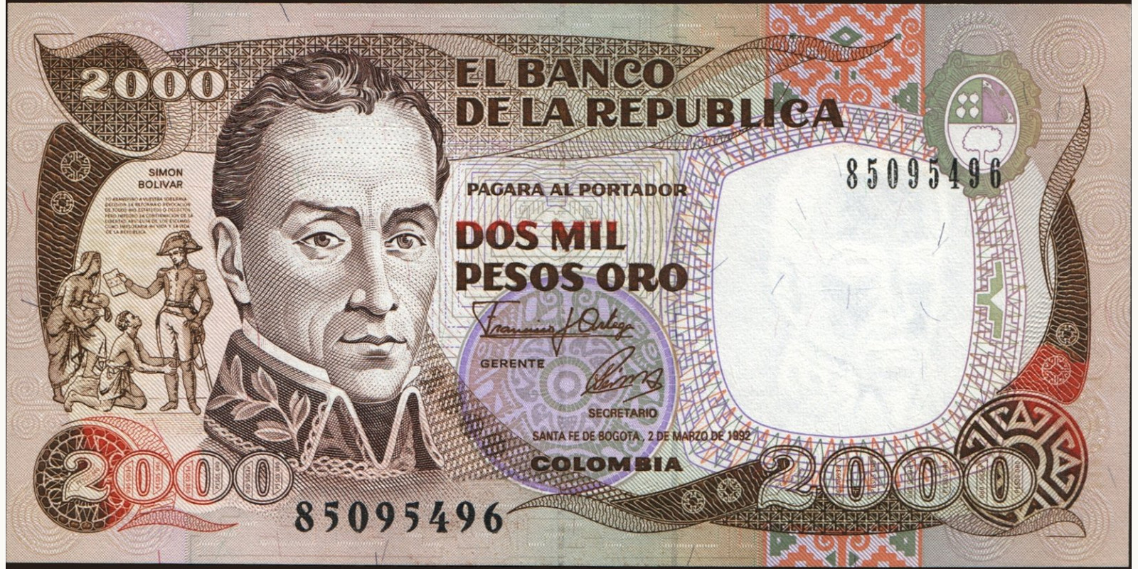 1992 pesos 2000
