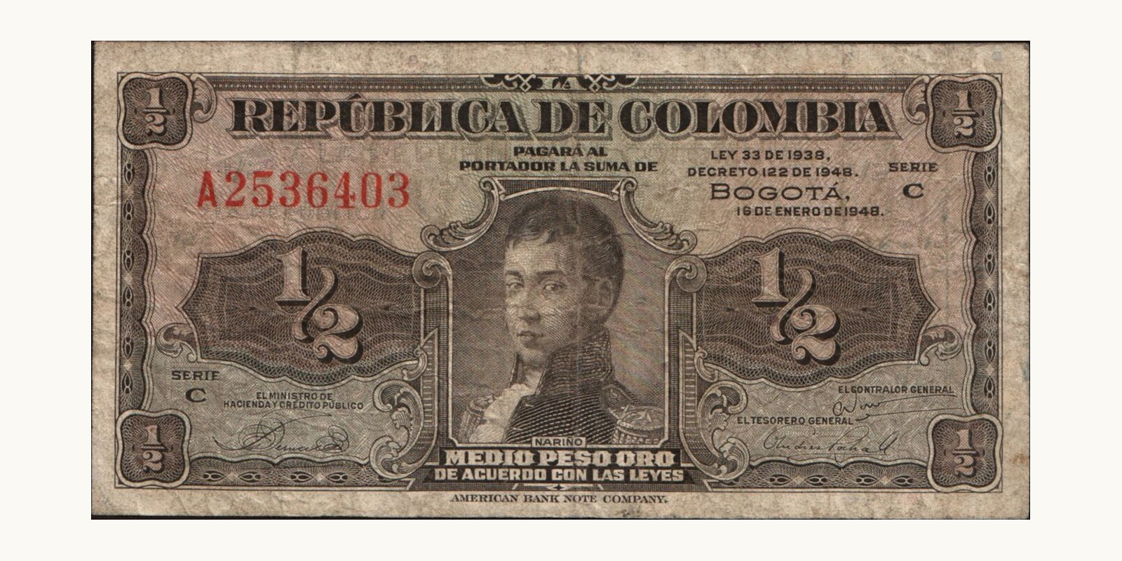 2 pesos 1948