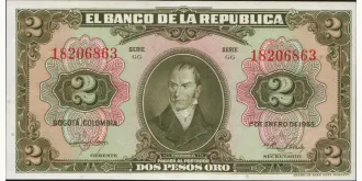 2 pesos 1955