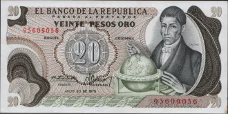 20 pesos 1975
