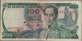 200 pesos 1974