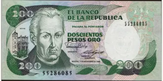 200 pesos 1988
