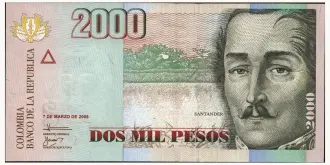2000 pesos 2005