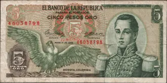 5 pesos 1963