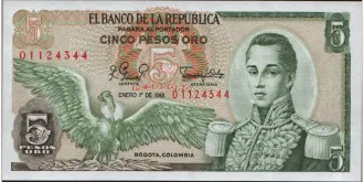 5 pesos 1981