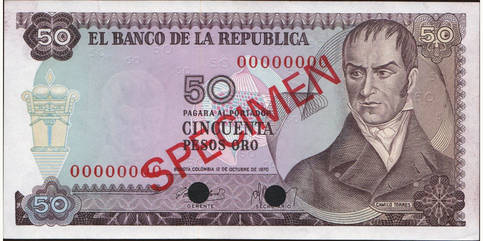 50 pesos 1970